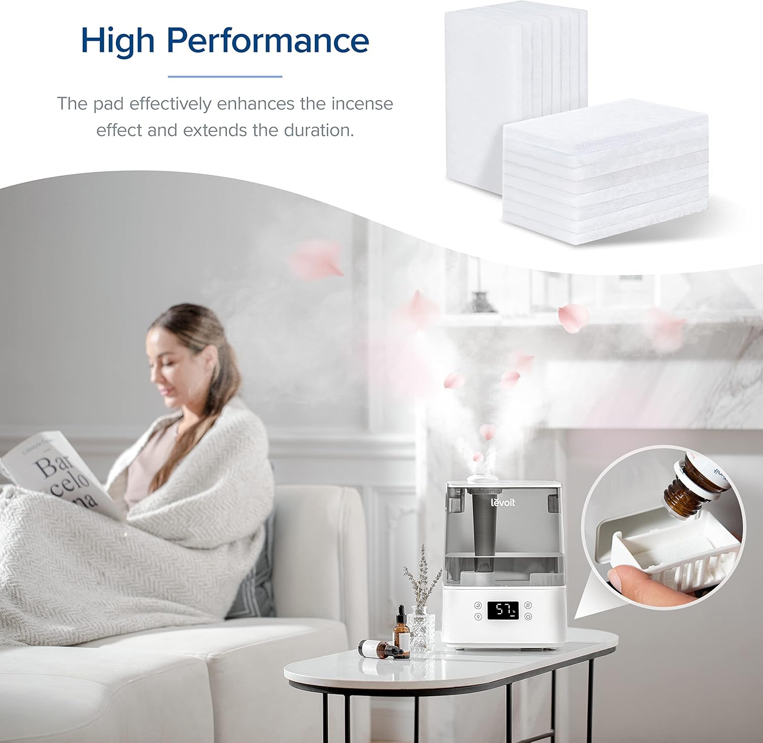 Levoit Luftbefeuchter mit Aroma-Pad