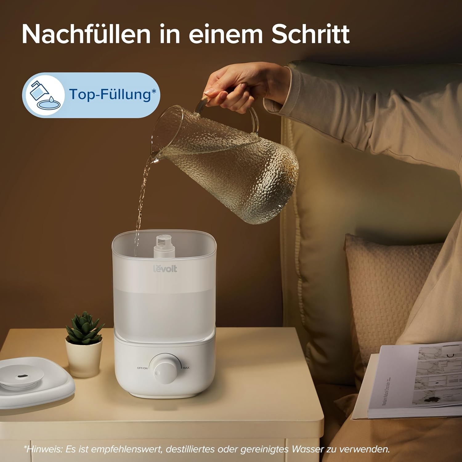 Levoit Classic 160 Luftbefeuchter mit einfacher Top-Füllung