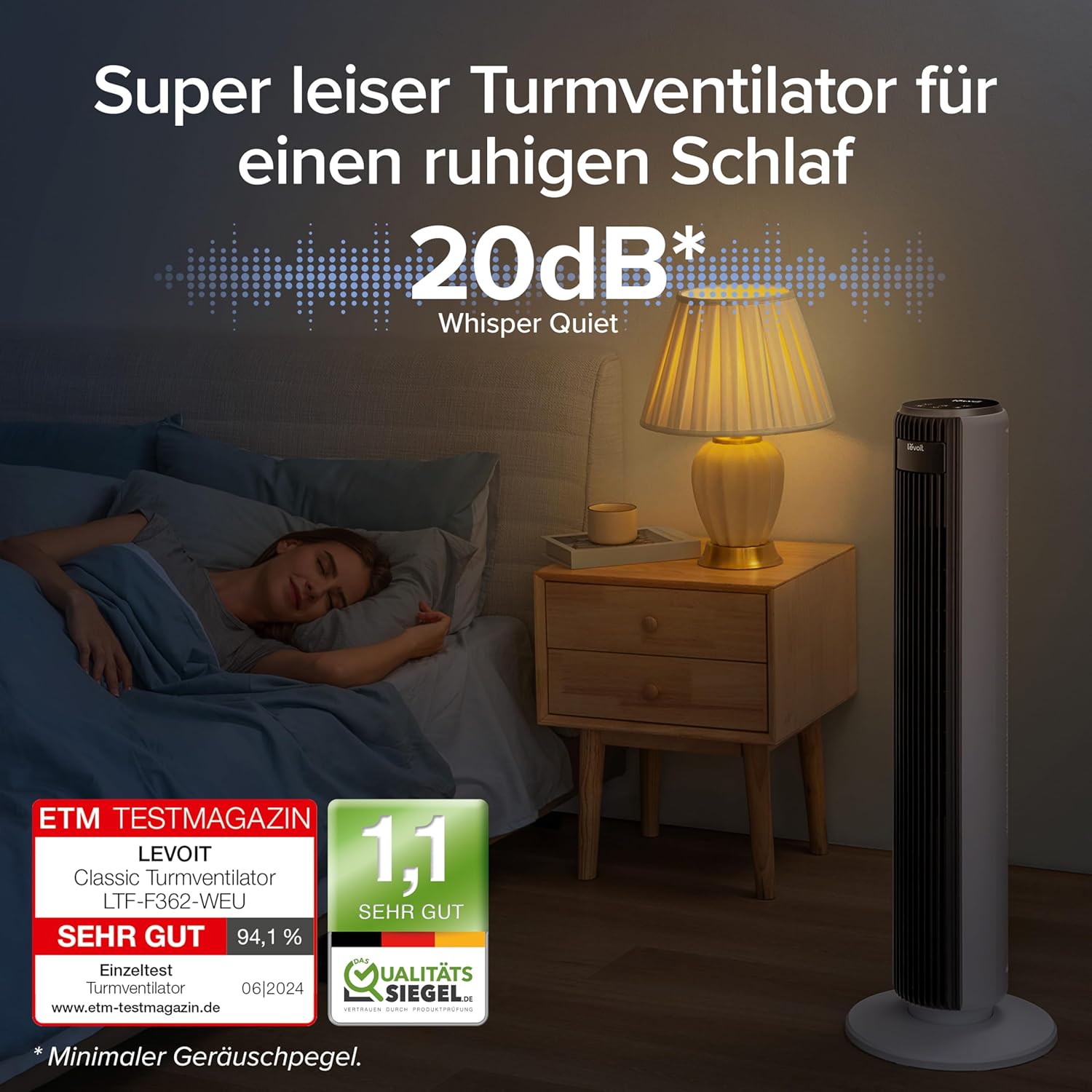 Levoit Classic 36 DC Turmventilator