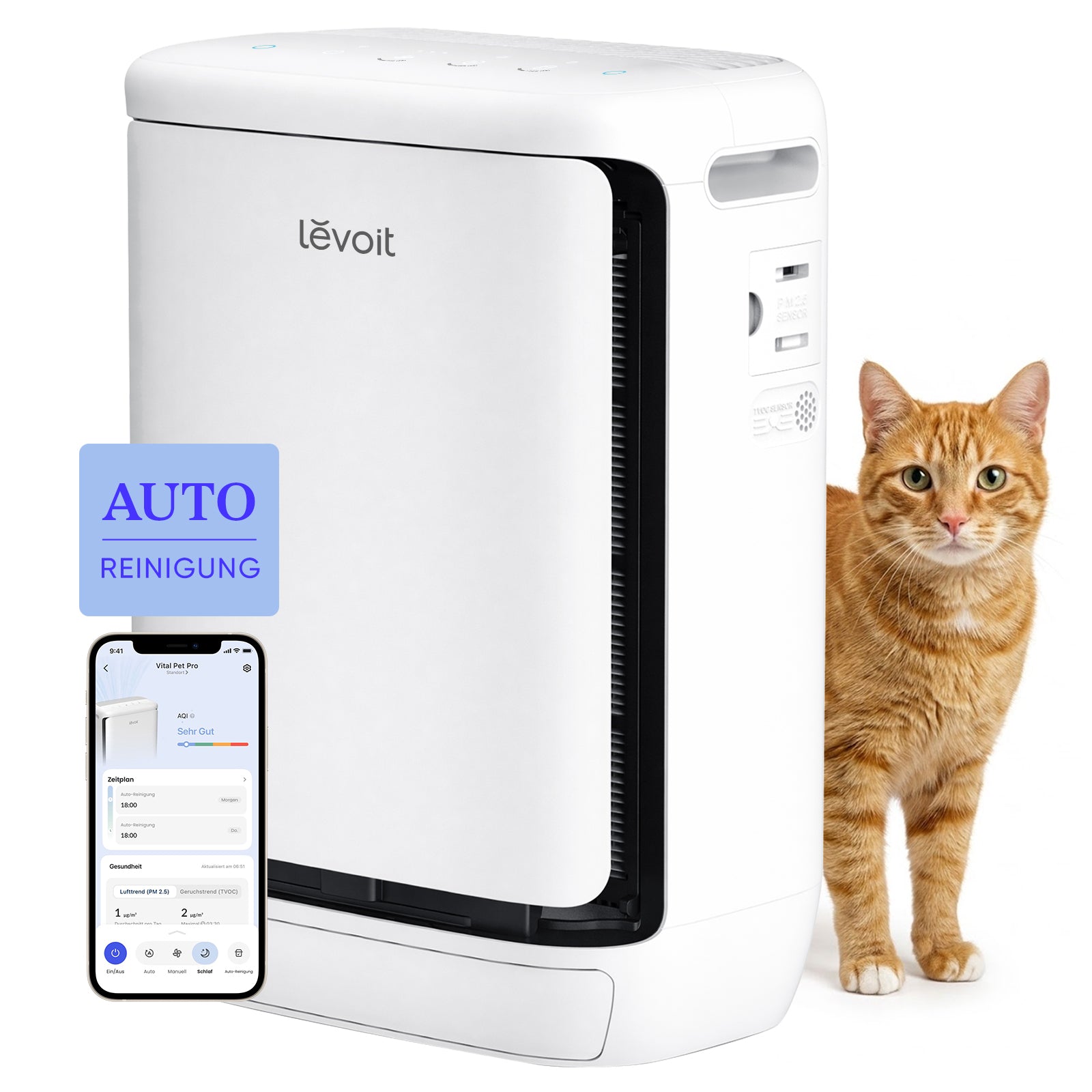 LEVOIT Vital Pet Pro Luftreiniger für Haustiere und große Räume