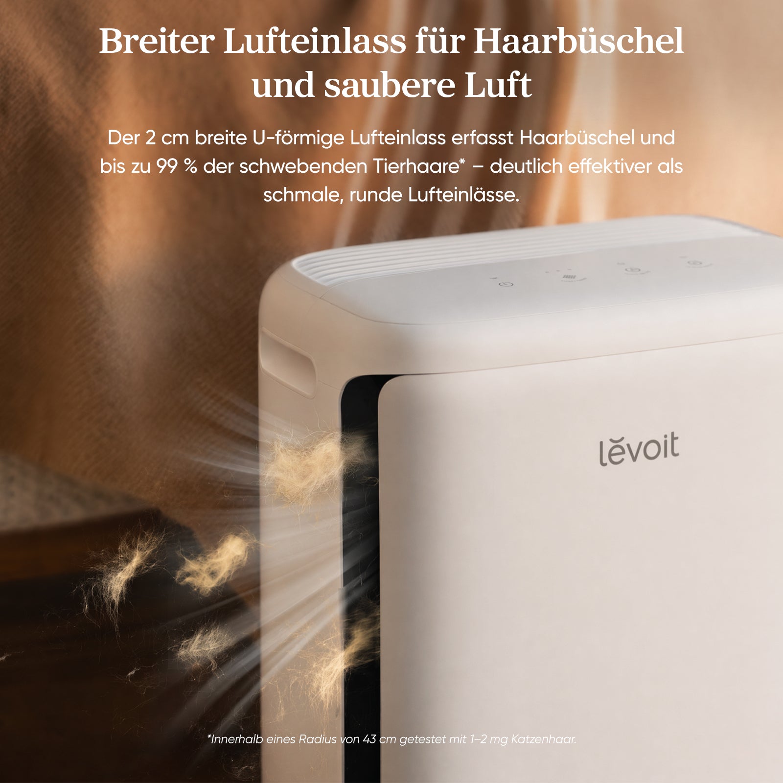 LEVOIT Vital Pet Pro Luftreiniger für Haustiere und große Räume