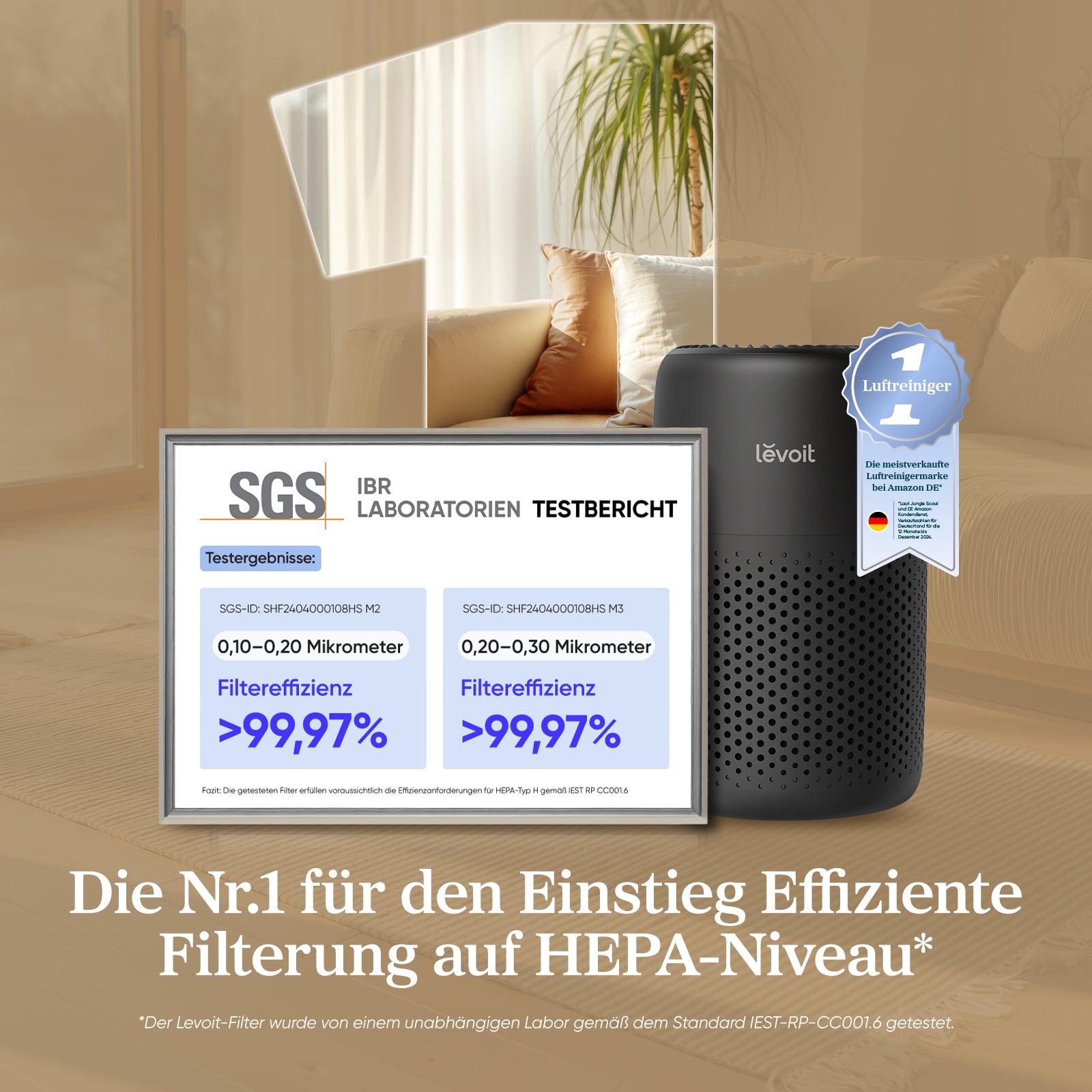 Levoit Coreยฎ Mini Luftreiniger Schwarz