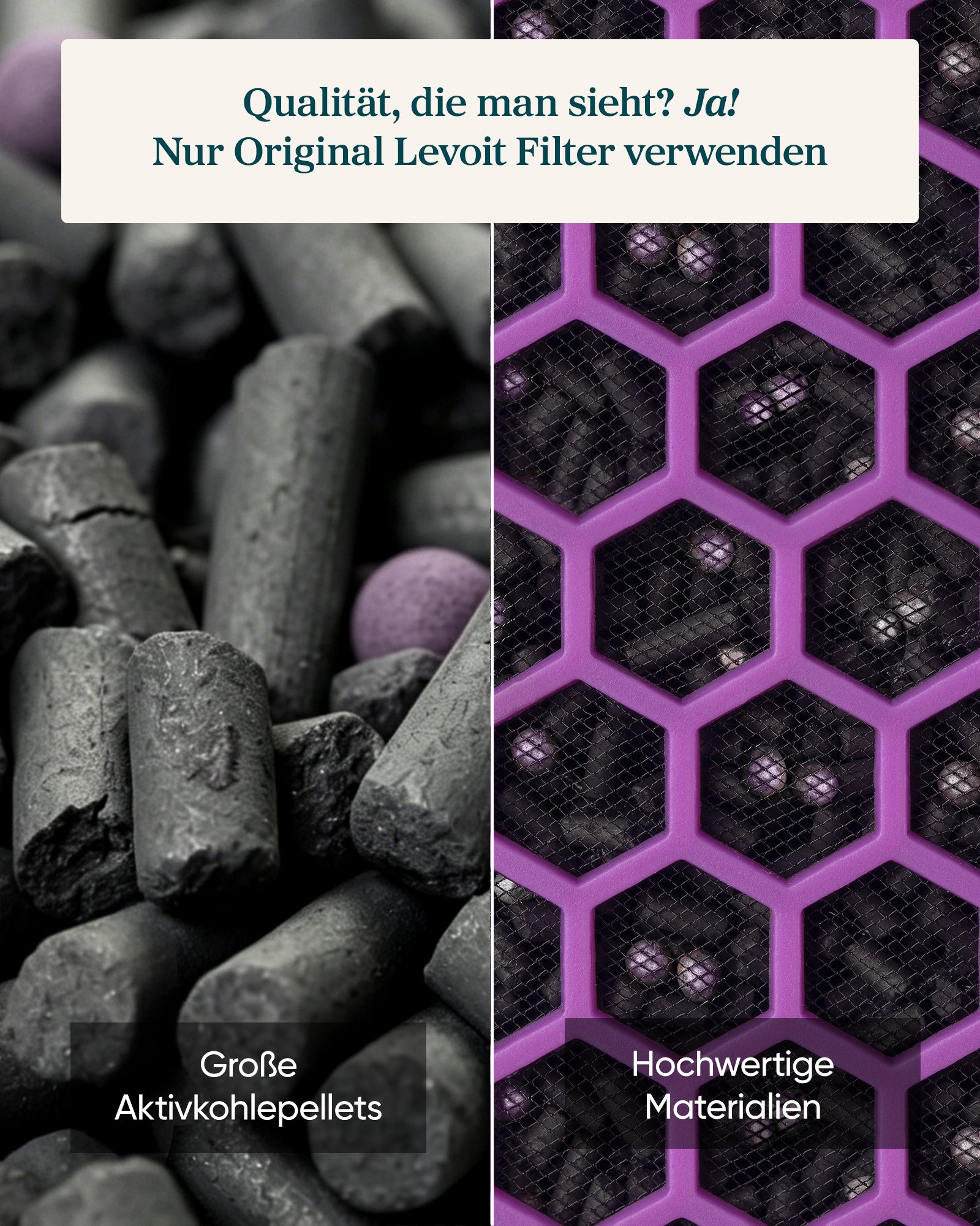 Levoit Eleva 300X Luftreiniger Filter für Rauch & Feinstaub