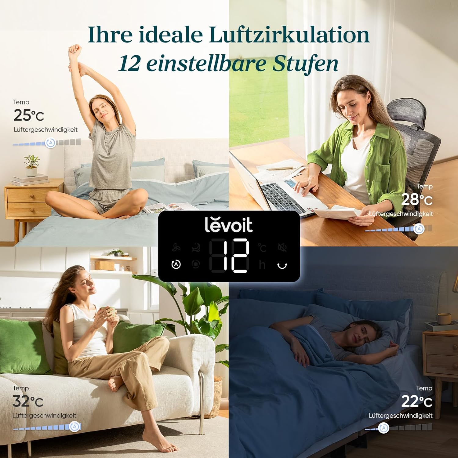 Levoit Classic 36 DC Turmventilator