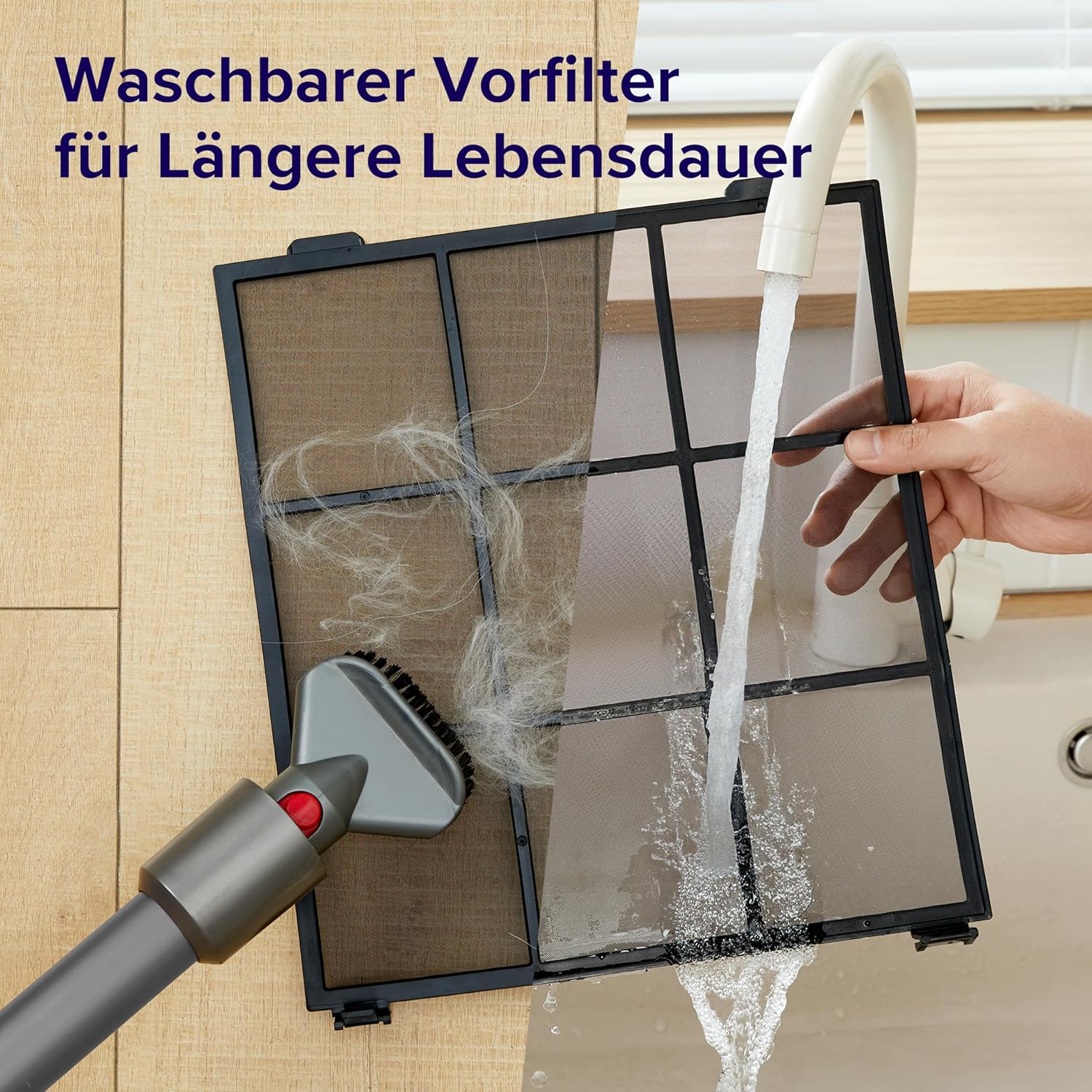 Levoit Luftreiniger mit waschbarem Vorfilter für längere Lebensdauer