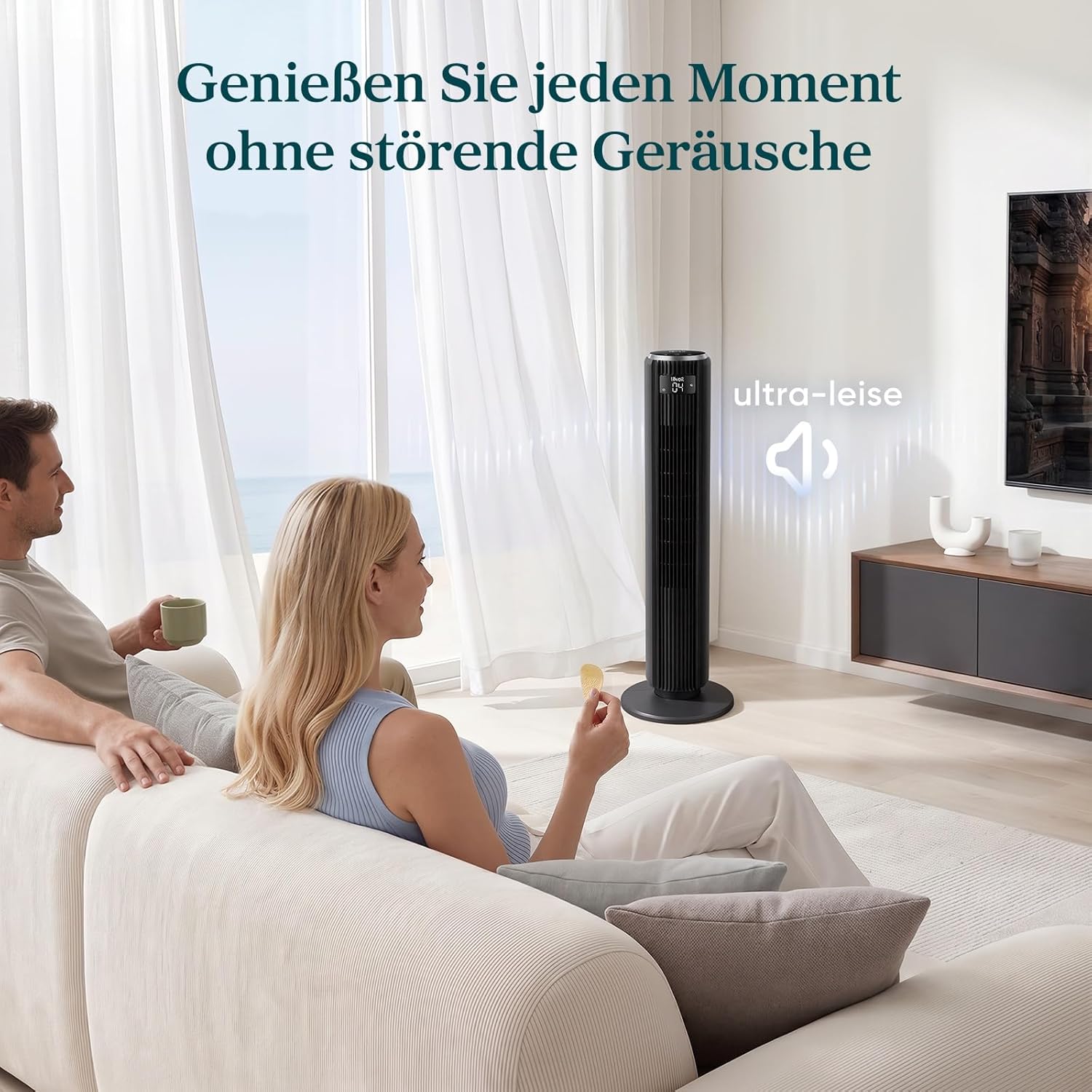 LEVOIT Classic36AC Turmventilator Schwarz