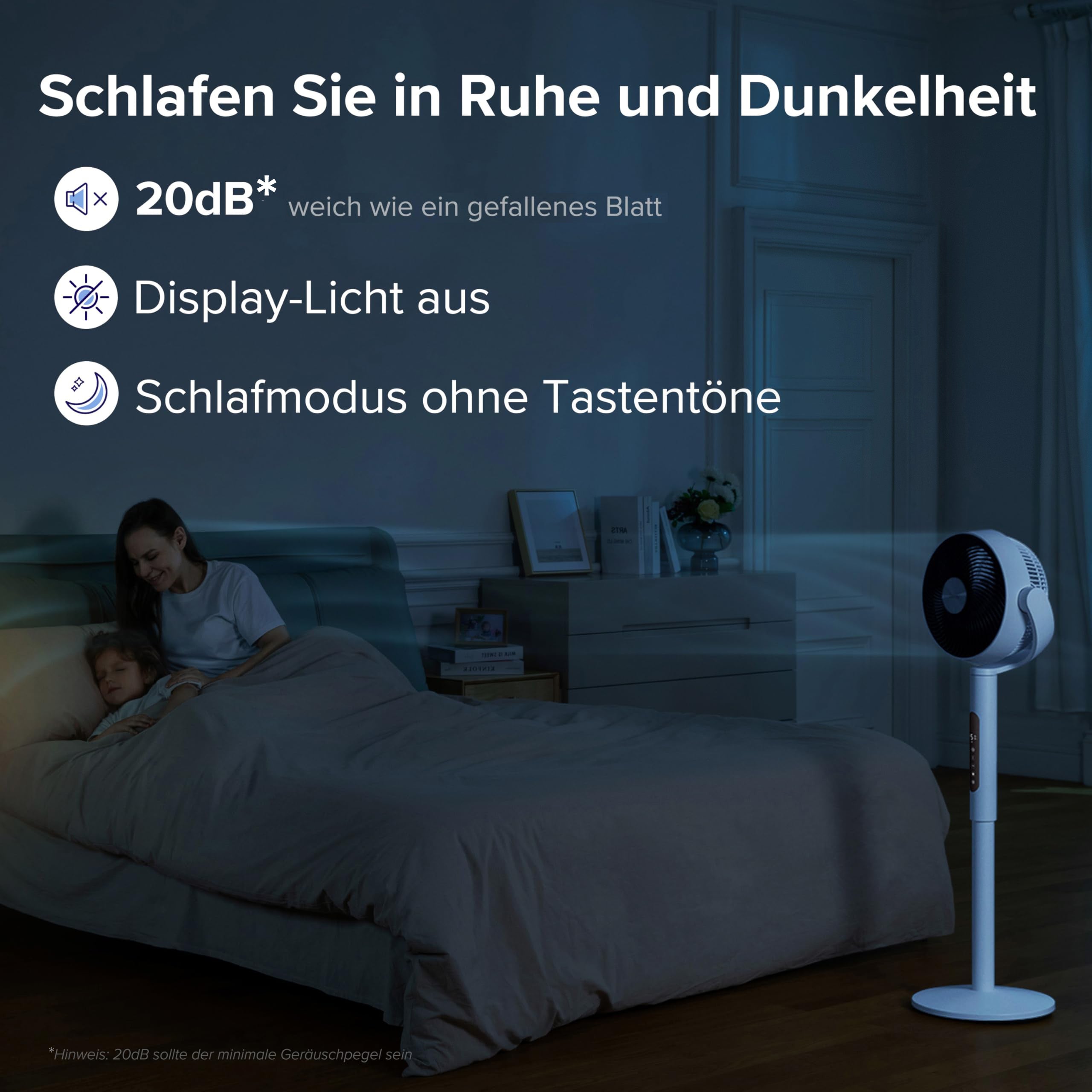 Levoit leiser Standventilator LPF-R432-WEU