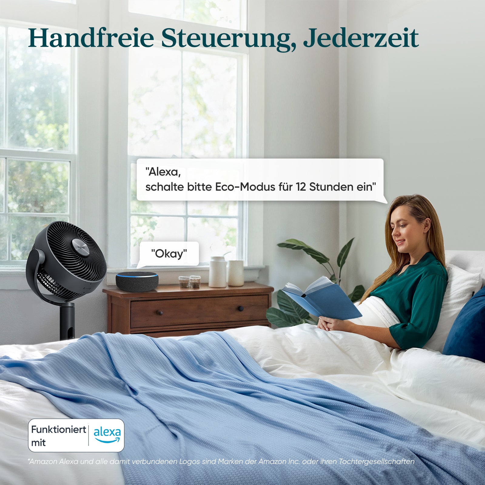 Levoit leiser Standventilator mit App-Steuerung