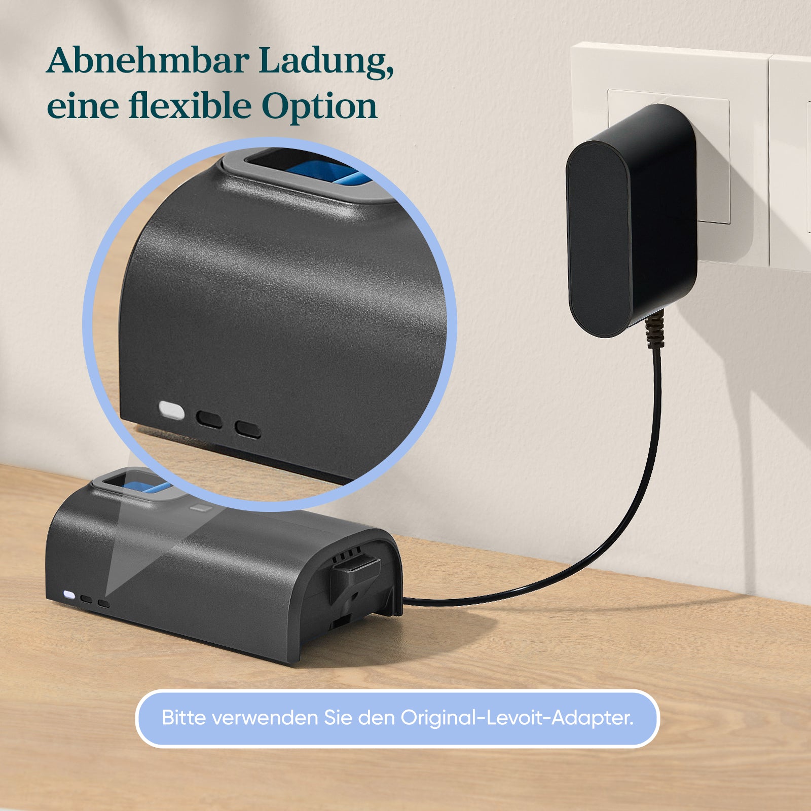 LEVOIT LVAC-200 MAX Akku Staubsauger, HEPA-Filter, Anti Tangle