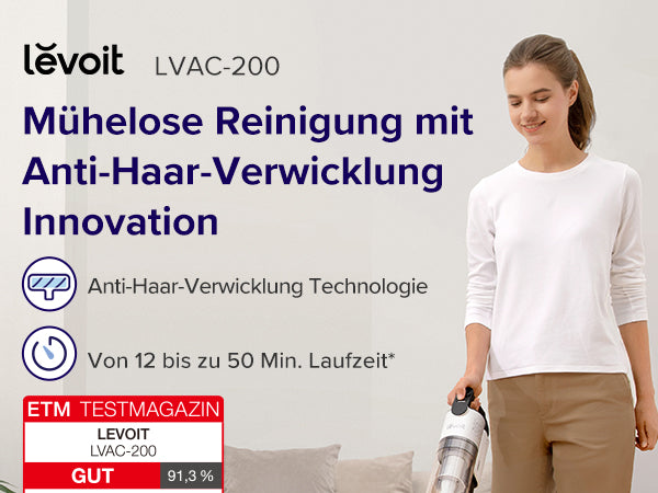 LVAC-200 Vormotorfilter Für Levoit Staubsauger – 6 Stück, Waschbar, Kompatibel Mit LSV-V201-WUS